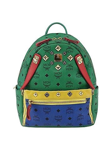MCM Vintage Vicetos Backpack Pvc Leather Multicolour Pvc Backpack Bag (view 1)
