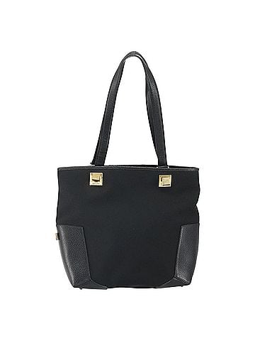 Salvatore Ferragamo Vintage Tote Bag Canvas Black Canvas Tote Bag Bag (view 1)