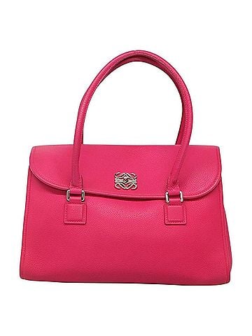 Loewe Alamo Handbag Leather Pink Leather Handbag (view 1)