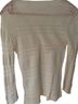 Joseph A. Ivory Long Sleeve Blouse Size S - photo 2