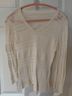 Joseph A. Ivory Long Sleeve Blouse Size S - photo 3