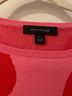 Ann Taylor Floral Pink Red Pullover Sweater Size XS - photo 3