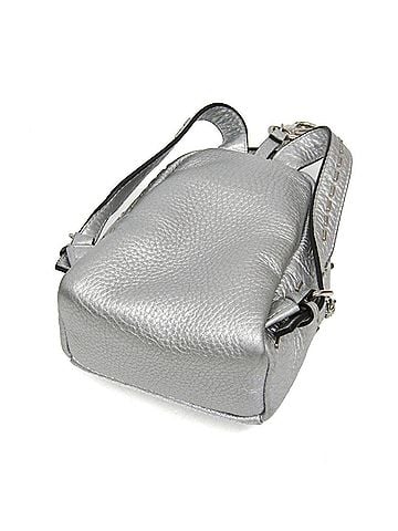 Fendi Fendi Selleria With Key Ring 7AR471 Men,Women Leather Pouch Silver (view 2)