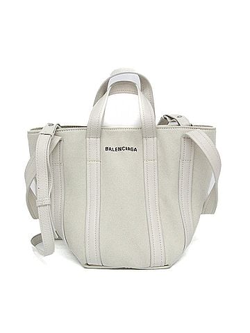 Balenciaga Balenciaga Everyday XS North South 672793 Women's Leather,Canvas Shoulder Bag,Tote Bag Off-white (view 1)