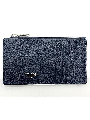 Fendi Fendi Selleria Card Case Fragment Dark Blue & Red FENDI (view 1)