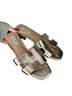 Steven New York Animal Print Gold Sandals Size 7 1/2 - photo 1