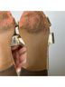 Steven New York Animal Print Gold Sandals Size 7 1/2 - photo 7