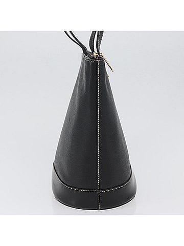 Burberry Vintage Tote Bag Leather Black Leather Tote Bag Bag (view 2)