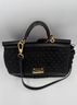 Dolce & Gabbana Basic 100% Leather Solid Multi Color Sicily Python and Macramé Women's Handbag One size - photo 2
