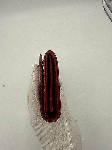Miu Miu Rosso Crocodile Print Leather  Wallet (view 2)