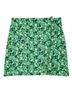 Topshop 100% Polyester Floral Multi Color Green White Casual Skirt Size 4 - photo 1