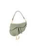Christian Dior 100% Leather Green Saddle Handbag Leather Medium One size - photo 1