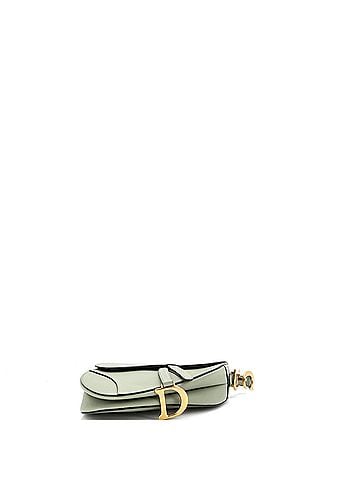 Christian Dior Saddle Handbag Leather Medium (view 2)