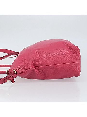 Salvatore Ferragamo Gancini Tote Leather Pink Leather Tote Bag Bag (view 2)