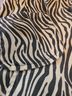 Old Navy 100% Cotton Animal Print Zebra Print Black White Coat Size M - photo 6