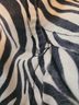 Old Navy 100% Cotton Animal Print Zebra Print Black White Coat Size M - photo 7