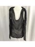 Bishop + Young Polka Dots Black White Sleeveless Blouse Size S - photo 6