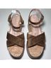 Gianvito Rossi 100% Leather Color Block Brown Wedges Size EU 41 - photo 3