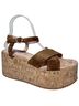Gianvito Rossi 100% Leather Color Block Brown Wedges Size EU 41 - photo 1