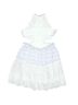 LoveShackFancy 100% Cotton Floral White Blue Casual Dress Size M - photo 2