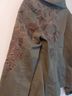 Isda & Co 100% Cotton Solid Green Coat Size M - photo 5
