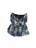 Free People Print Multi Color Short Sleeve Blouse Size M - photo 1