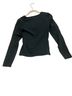 Aritzia Black Green Long Sleeve Top Size M - photo 2