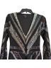 Express Black Silver Cocktail Dress Size S - photo 4