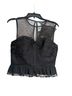 Express Bow Print Polka Dots Black Tank Top Size S - photo 1
