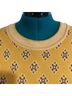 Free People Damask Yellow Pullover Sweater Size L - photo 3