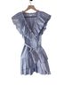 Veronica Beard Stripes Blue White Cocktail Dress Size 0 - photo 1