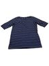 Boden Stripes Blue White Casual Dress Size 16 - photo 2