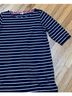 Boden Stripes Blue White Casual Dress Size 16 - photo 5