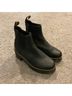 Dr. Martens 100% Leather Solid Black Ankle Boots Size 9 - photo 11