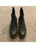 Dr. Martens 100% Leather Solid Black Ankle Boots Size 9 - photo 6