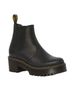 Dr. Martens 100% Leather Solid Black Ankle Boots Size 9 - photo 1