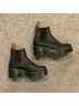 Dr. Martens 100% Leather Solid Black Ankle Boots Size 9 - photo 10