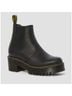 Dr. Martens 100% Leather Solid Black Ankle Boots Size 9 - photo 3