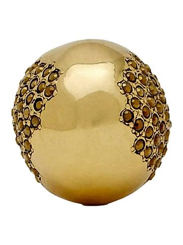 Saint Laurent Women's Edge Egg Rhinestone Cluster Ring (view 2)