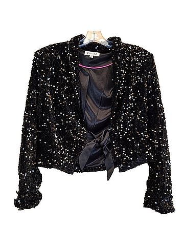Nanette Lepore Bow Sequin Blazer Blazer (view 1)