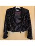 Nanette Lepore Solid Black Blazer Size S - photo 4