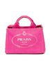 Prada Pink Small Canapa Tote  One size - photo 1