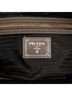 Prada Gray Front Zip Pocket Convertible Tote  One size - photo 8