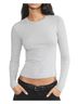Aritzia Gray Long Sleeve Top Size S - photo 1