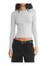 Aritzia Gray Long Sleeve Top Size S - photo 2