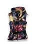 Gorski Apres Ski Leopard Print Pink Black Yellow Brown Jacket Size S - photo 4