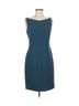Tahari Blue Teal Cocktail Dress Size 6 - photo 1