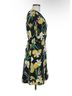 MNG 100% Polyester Floral Black Yellow Green Pink White Casual Dress Size 8 - photo 4