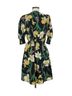 MNG 100% Polyester Floral Black Yellow Green Pink White Casual Dress Size 8 - photo 2