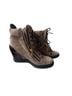 Giuseppe Zanotti Brown Gold Ankle Boots Size 9 - photo 1